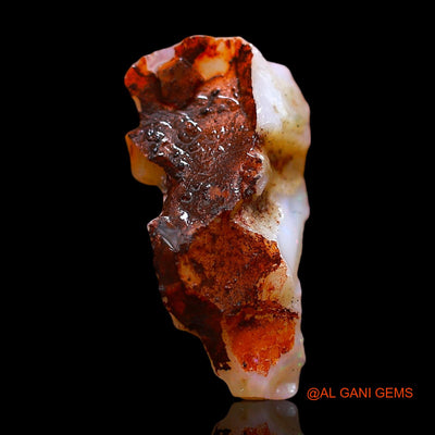 4.00 Cts Natural Australian Fire Opal Loose Gemstone Fancy Rough 18x9x8 mm RD-512