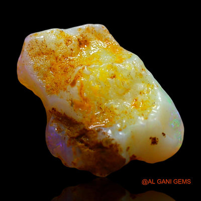 Natural Untreated Fire Opal Loose Gemstone Fancy Rough From Australia 3.00 Cts 17x11x4 mm RD-513