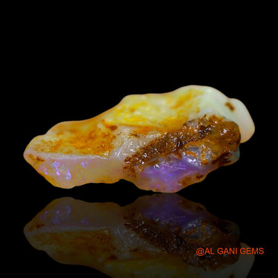 Natural Untreated Fire Opal Loose Gemstone Fancy Rough From Australia 3.00 Cts 17x11x4 mm RD-513