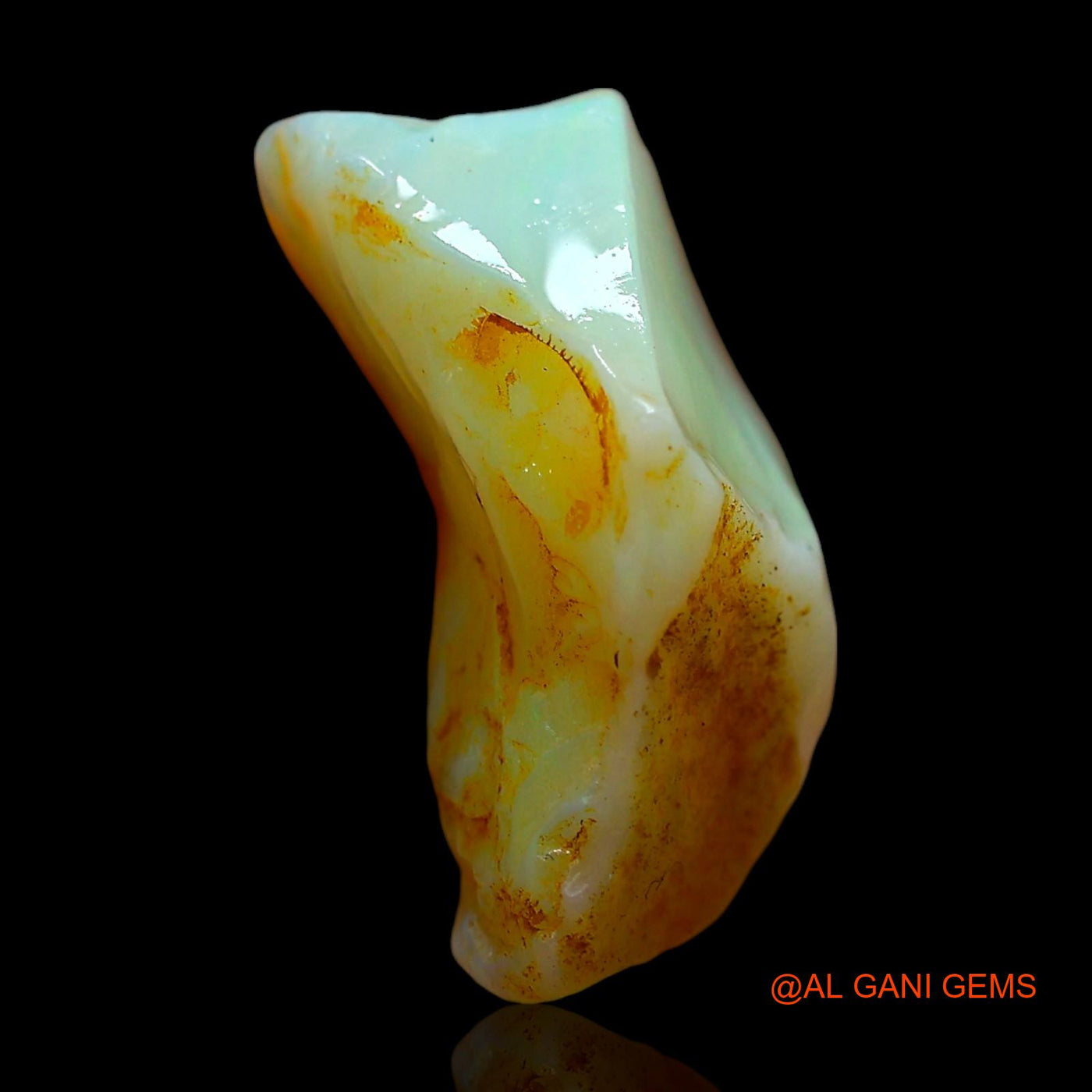 4.00 Cts Natural Australian Fire Opal Loose Gemstone Fancy Rough 17x9x7 mm RD-515