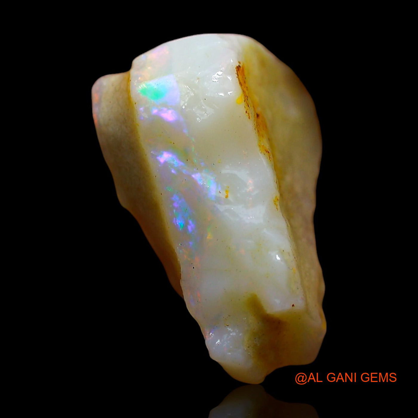 6.00 Cts Natural Australian Fire Opal Loose Gemstone Fancy Rough 14x12x7 mm RD-516