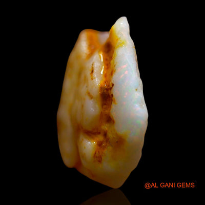 4.00 Cts Natural Australian Fire Opal Loose Gemstone Fancy Rough 15x14x4 mm RD-517