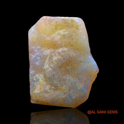 Natural Untreated Fire Opal Loose Gemstone Fancy Rough From Australia 4.00 Cts 16x12x3 mm RD-51