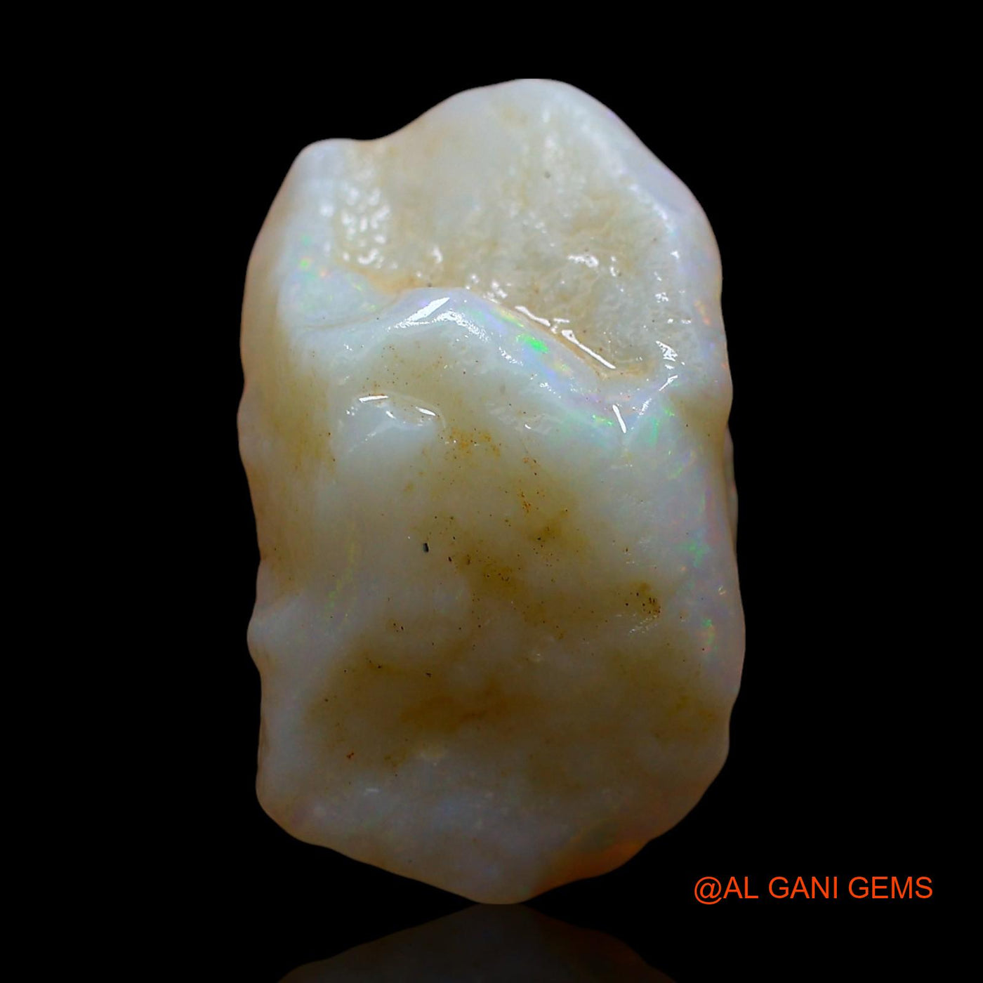 4.00 Cts Natural Australian Fire Opal Loose Gemstone Fancy Rough 16x9x5 mm RD-521