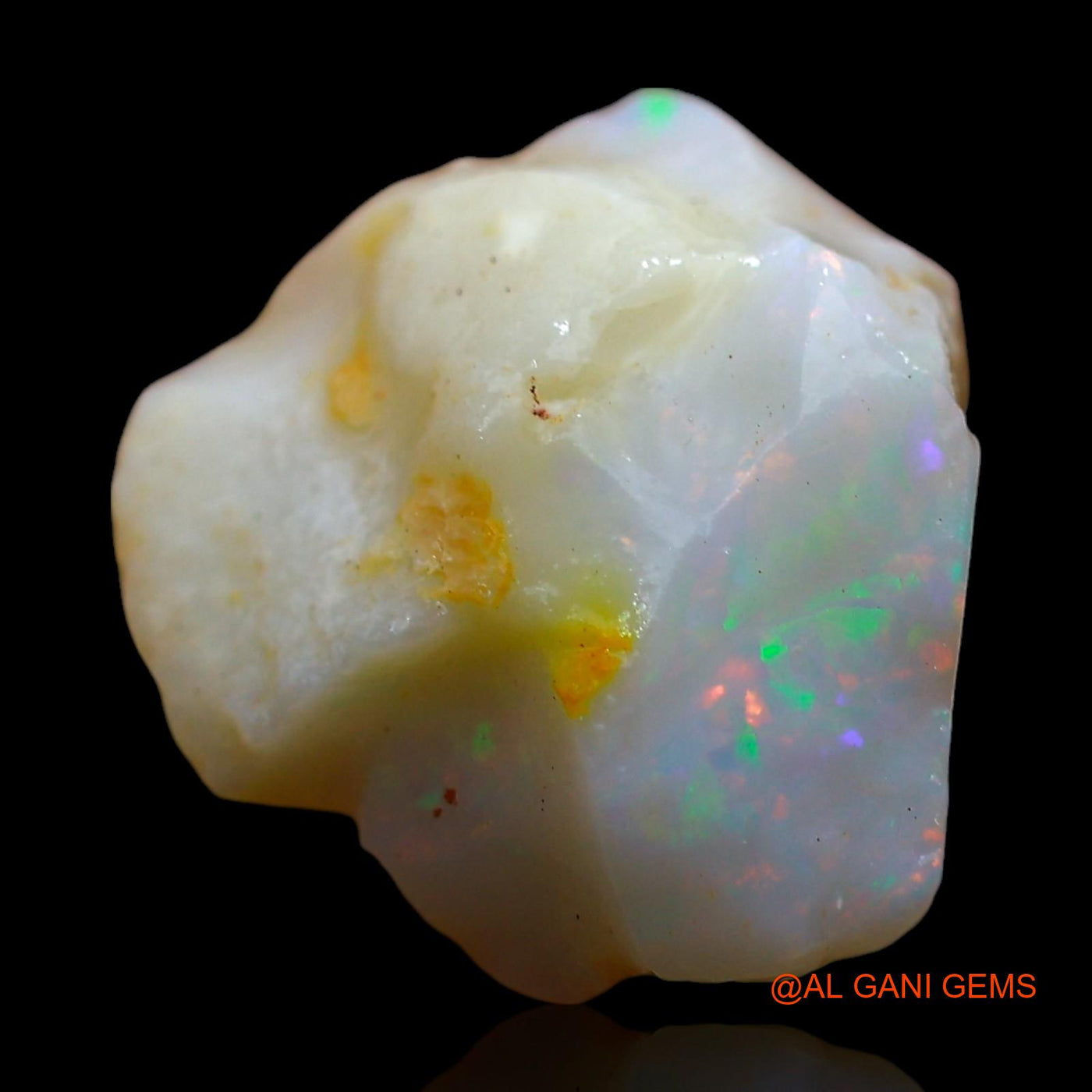 5.00 Cts Natural Australian Fire Opal Loose Gemstone Fancy Rough 14x12x7 mm RD-525