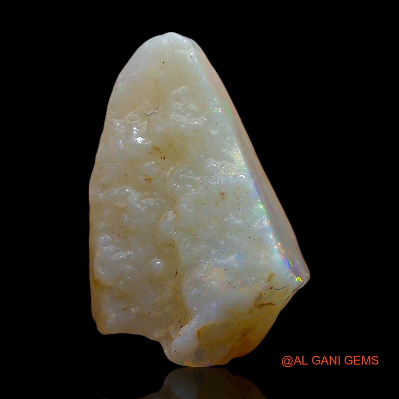 Natural Untreated Fire Opal Loose Gemstone Fancy Rough From Australia 5.00 Cts 17x11x5 mm RD-528
