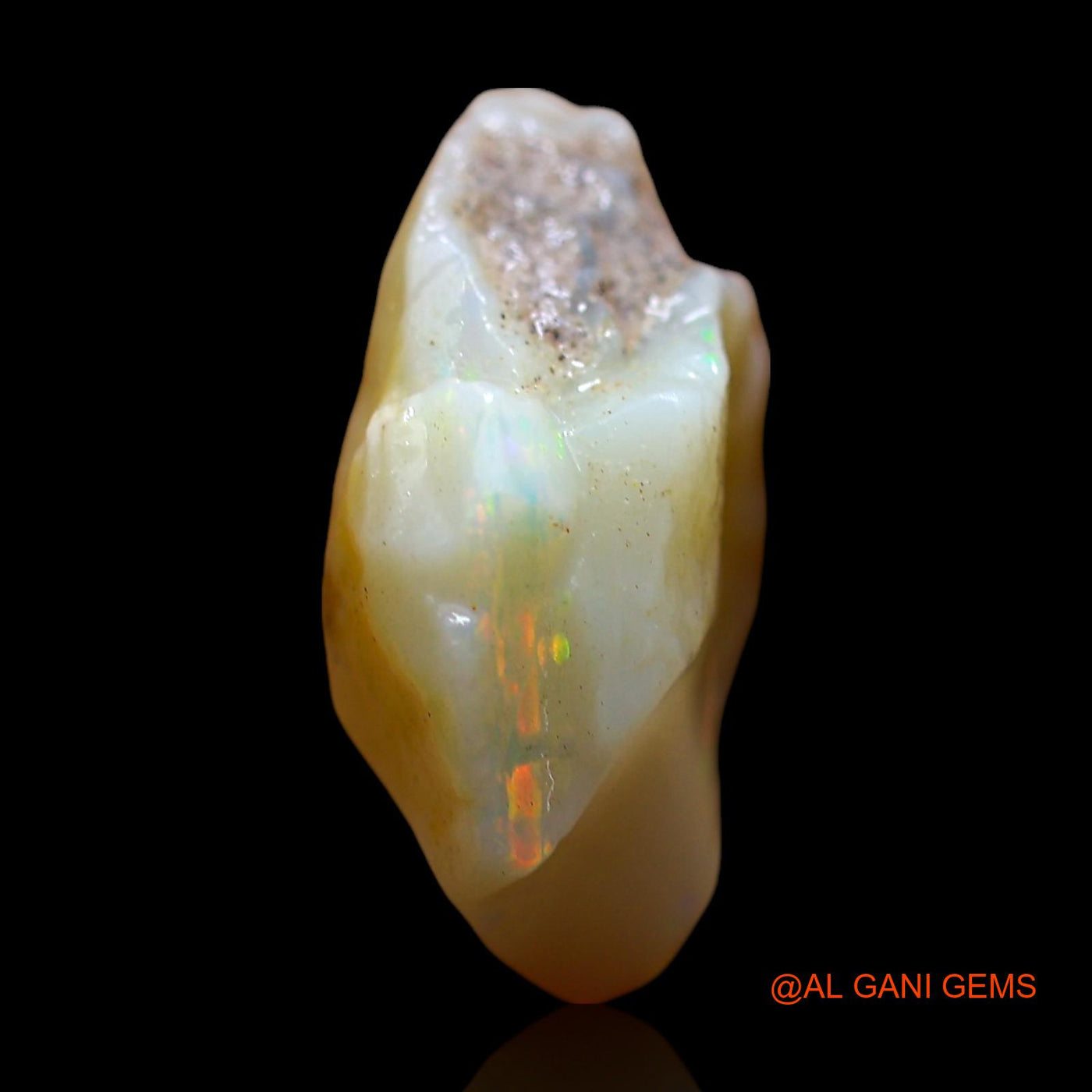 6.00 Cts Natural Australian Fire Opal Loose Gemstone Fancy Rough 15x13x6 mm RD-529