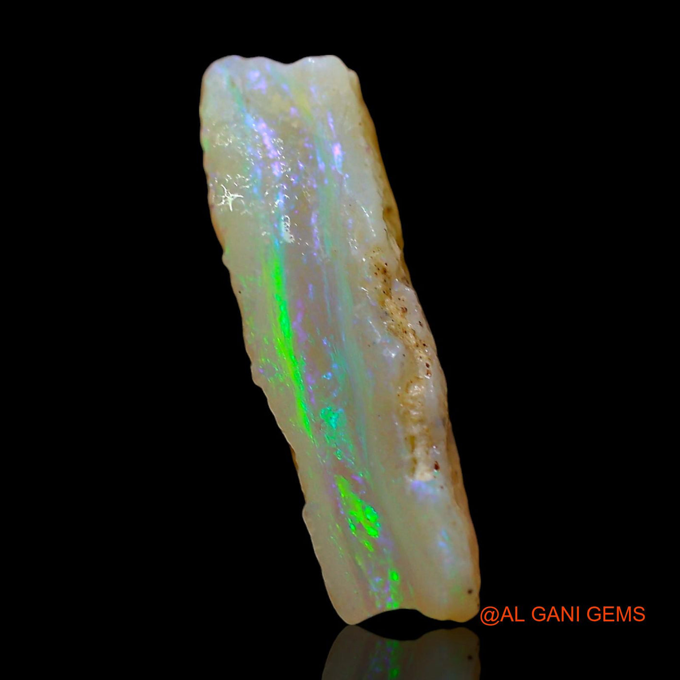 Natural Untreated Fire Opal Loose Gemstone Fancy Rough From Australia 4.00 Cts 16x12x4 mm RD-530