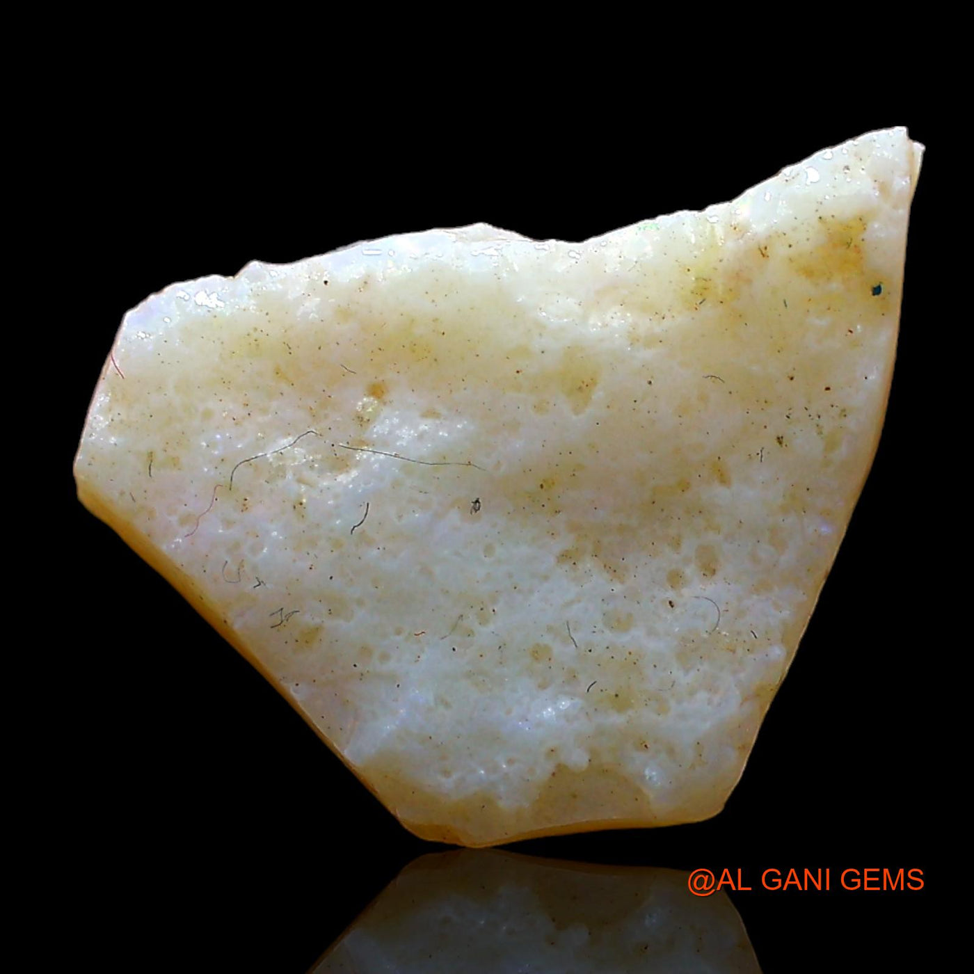 3.00 Cts Natural Australian Fire Opal Loose Gemstone Fancy Rough 14x12x2 mm RD-53