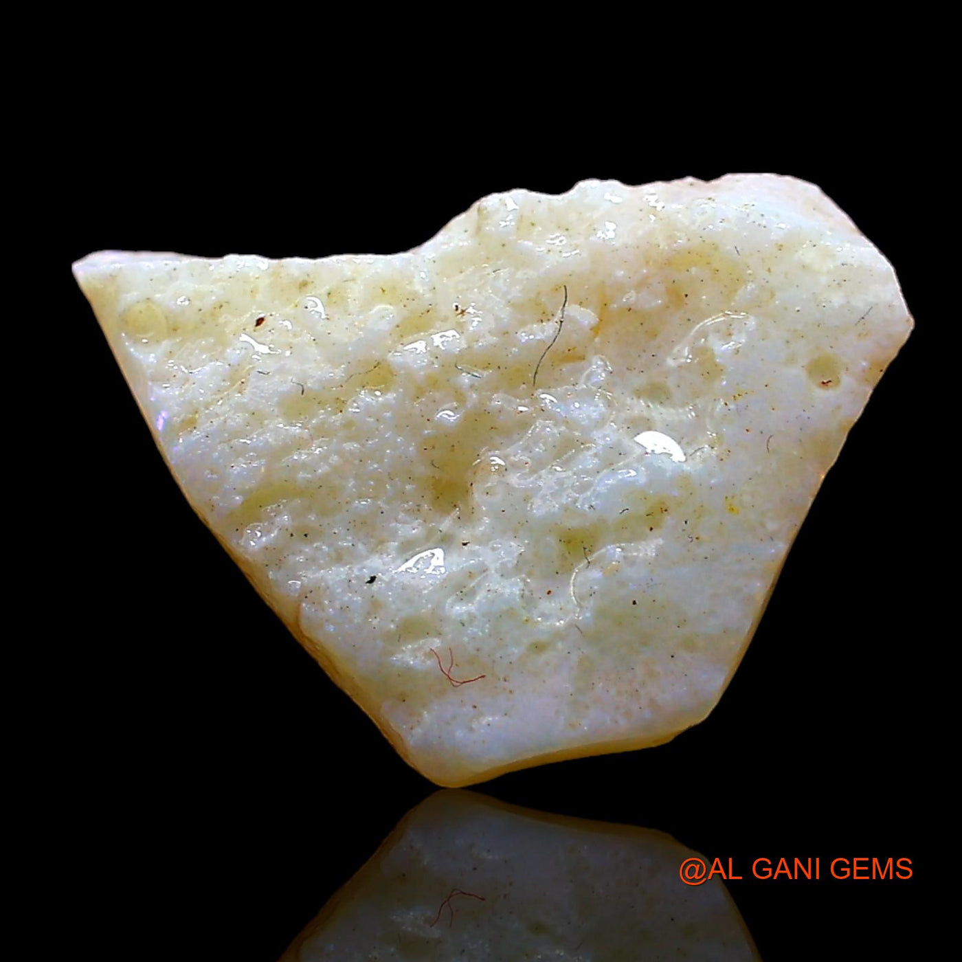 3.00 Cts Natural Australian Fire Opal Loose Gemstone Fancy Rough 14x12x2 mm RD-53