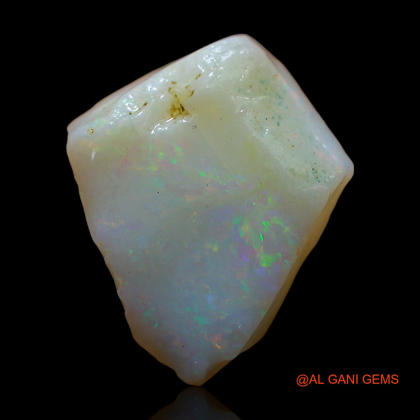 Natural Untreated Fire Opal Loose Gemstone Fancy Rough From Australia 5.00 Cts 14x11x8 mm RD-544