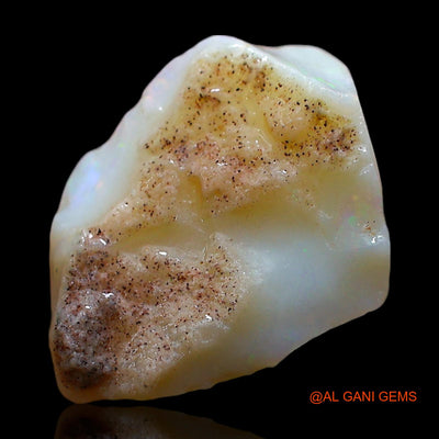 Natural Untreated Fire Opal Loose Gemstone Fancy Rough From Australia 5.00 Cts 14x11x8 mm RD-544