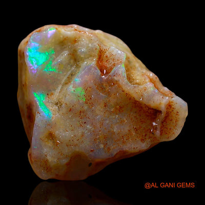 4.00 Cts Natural Australian Fire Opal Loose Gemstone Fancy Rough 14x12x6 mm RD-547