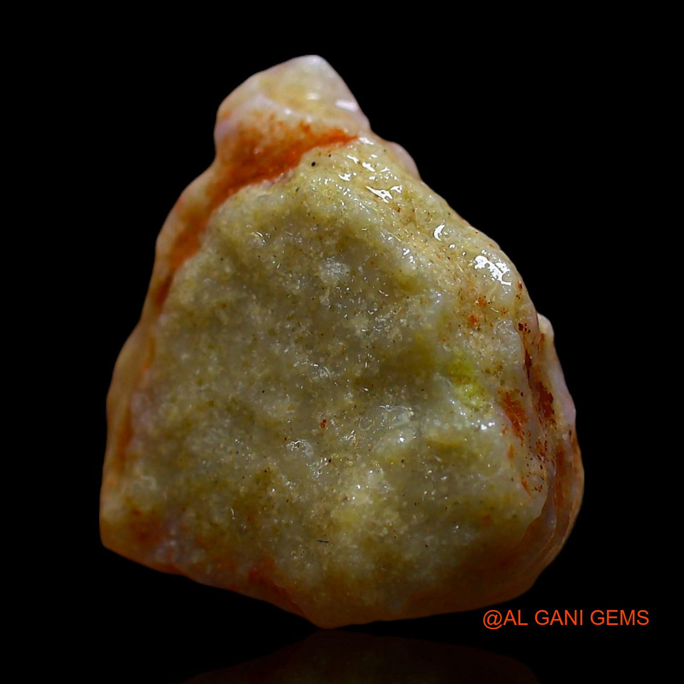 4.00 Cts Natural Australian Fire Opal Loose Gemstone Fancy Rough 14x12x6 mm RD-547