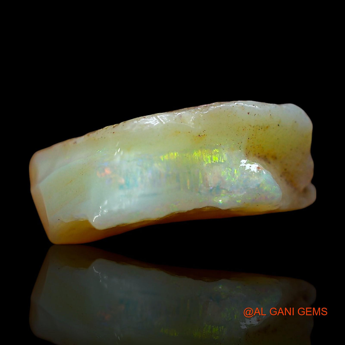 5.00 Cts Natural Australian Fire Opal Loose Gemstone Fancy Rough 14x10x6 mm RD-549