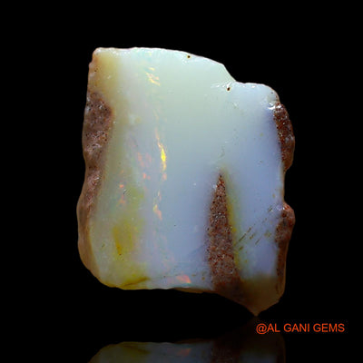 Natural Untreated Fire Opal Loose Gemstone Fancy Rough From Australia 6.00 Cts 14x10x7 mm RD-54