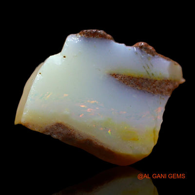 Natural Untreated Fire Opal Loose Gemstone Fancy Rough From Australia 6.00 Cts 14x10x7 mm RD-54