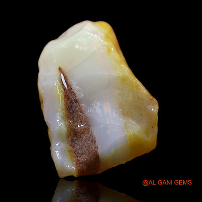 Natural Untreated Fire Opal Loose Gemstone Fancy Rough From Australia 6.00 Cts 14x10x7 mm RD-54