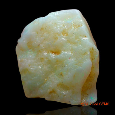 Natural Untreated Fire Opal Loose Gemstone Fancy Rough From Australia 4.00 Cts 14x12x4 mm RD-550