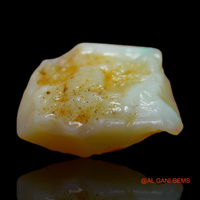 Natural Untreated Fire Opal Loose Gemstone Fancy Rough From Australia 4.00 Cts 14x12x4 mm RD-550
