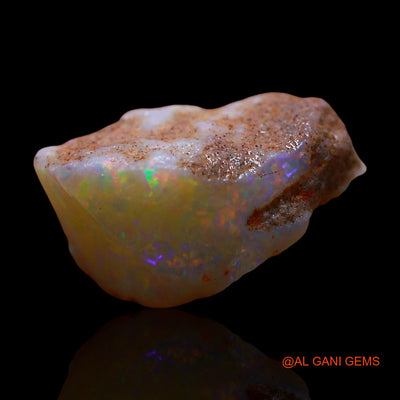Natural Untreated Fire Opal Loose Gemstone Fancy Rough From Australia 5.00 Cts 15x8x8 mm RD-551