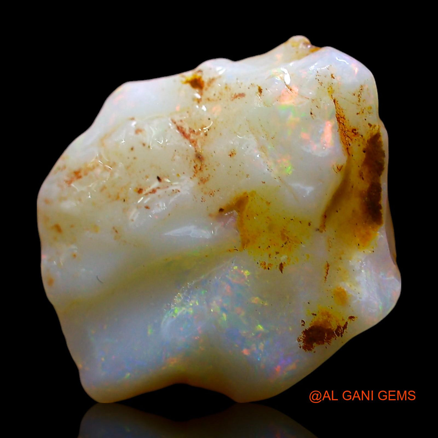 4.00 Cts Natural Australian Fire Opal Fancy Rough Loose Gemstone For Jewelry 14x12x4 mm RD-555