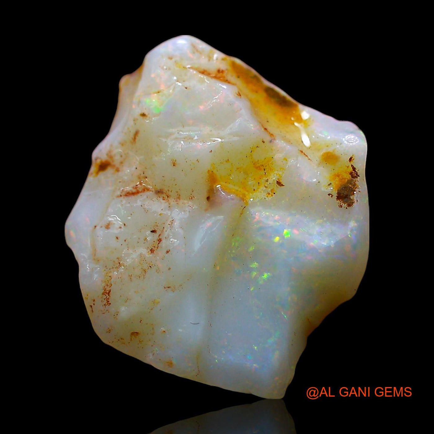 4.00 Cts Natural Australian Fire Opal Fancy Rough Loose Gemstone For Jewelry 14x12x4 mm RD-555