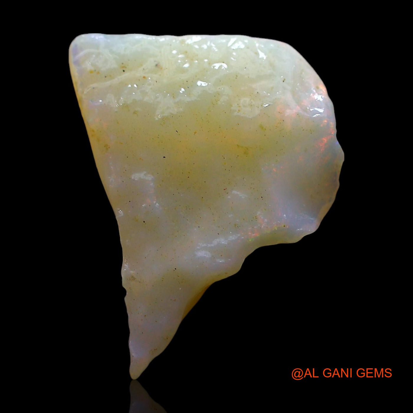 3.00 Cts Natural Australian Fire Opal Loose Gemstone Fancy Rough 16x11x4 mm RD-556