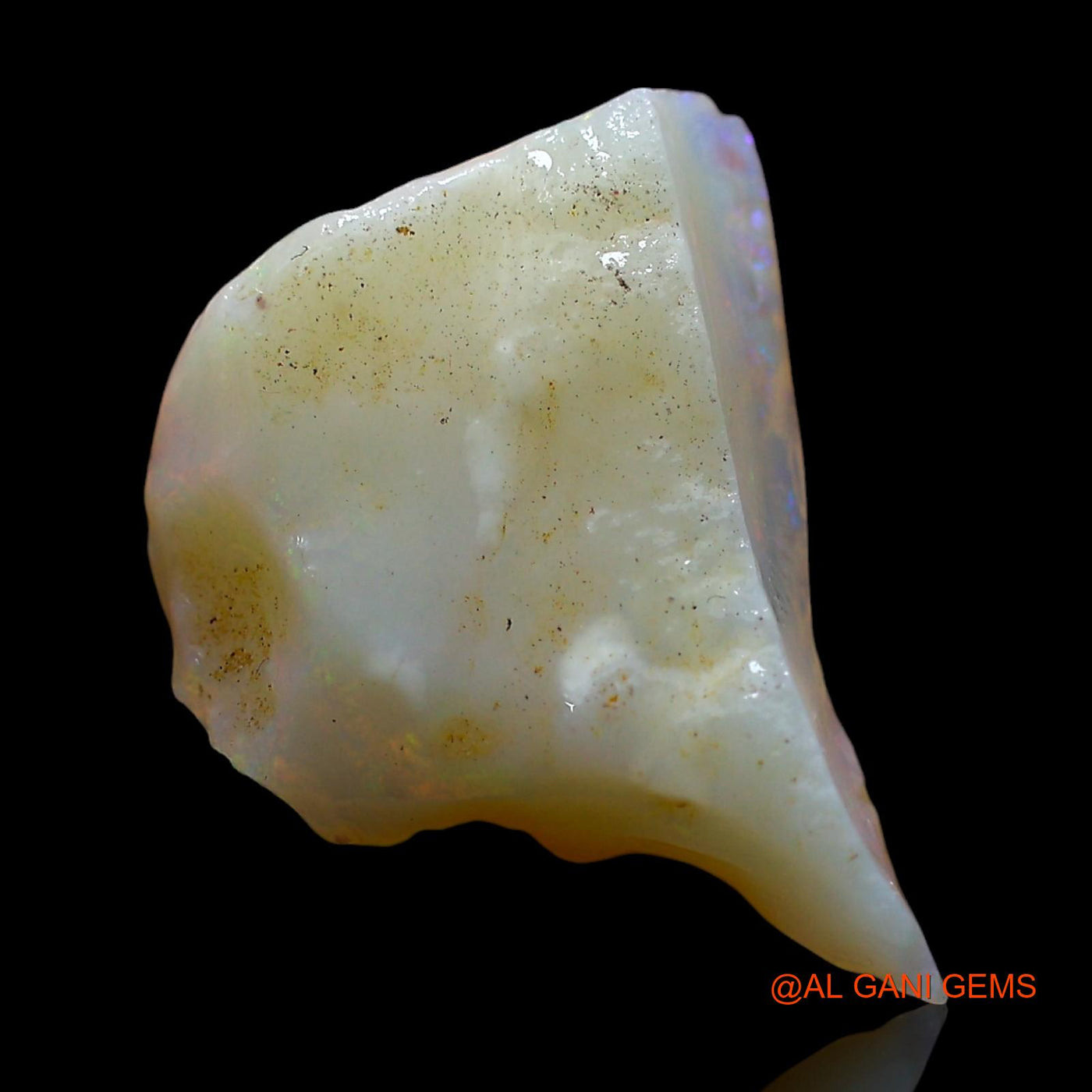 3.00 Cts Natural Australian Fire Opal Loose Gemstone Fancy Rough 16x11x4 mm RD-556