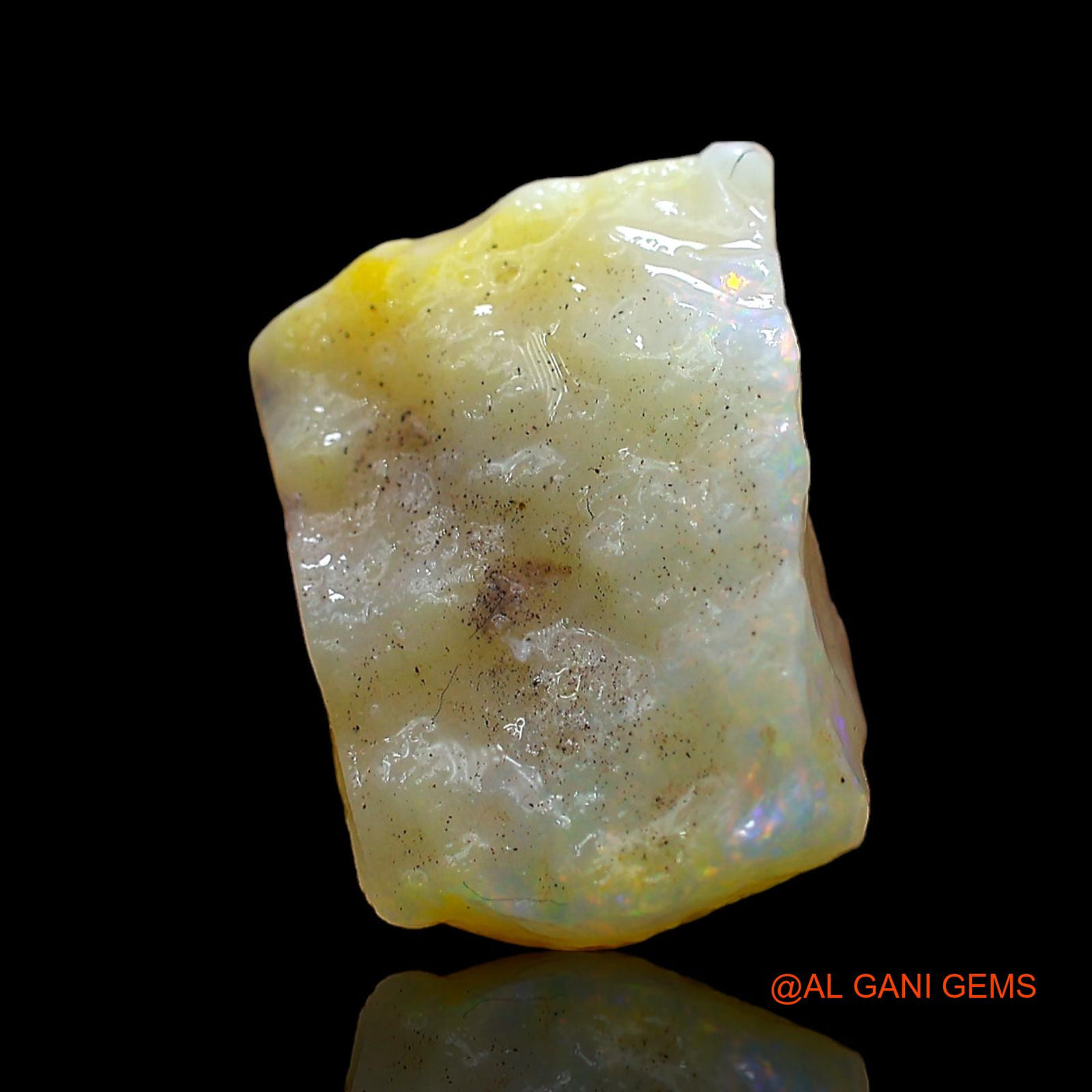 4.00 Cts Natural Australian Fire Opal Loose Gemstone Fancy Rough 14x10x4 mm RD-55
