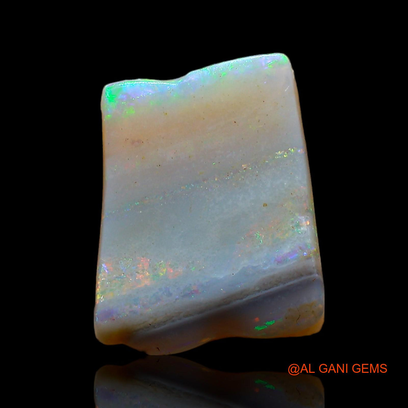 2.00 Cts Natural Australian Fire Opal Loose Gemstone Fancy Rough 13x11x2 mm RD-56