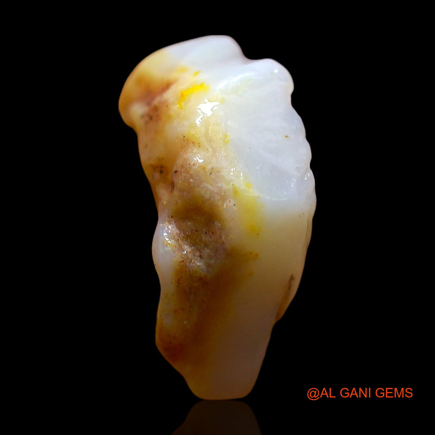 4.00 Cts Natural Australian Fire Opal Fancy Rough Loose Gemstone For Jewelry 15x9x7 mm RD-570