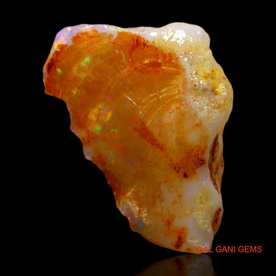 Natural Untreated Fire Opal Loose Gemstone Fancy Rough From Australia 2.00 Cts 16x10x4 mm RD-572