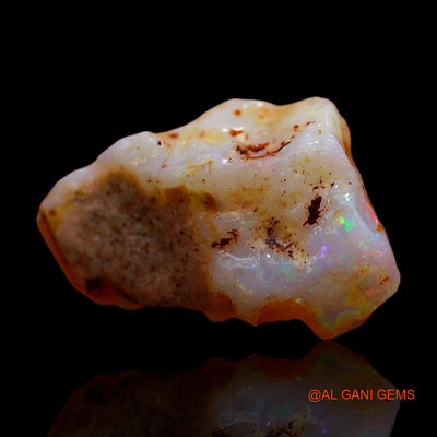 Natural Untreated Fire Opal Loose Gemstone Fancy Rough From Australia 2.00 Cts 16x10x4 mm RD-572