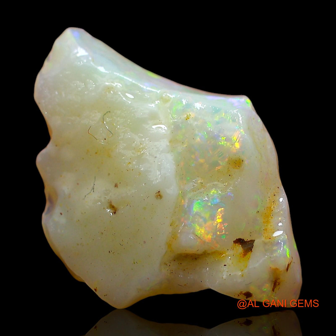 3.00 Cts Natural Australian Fire Opal Loose Gemstone Fancy Rough 17x11x4 mm RD-573