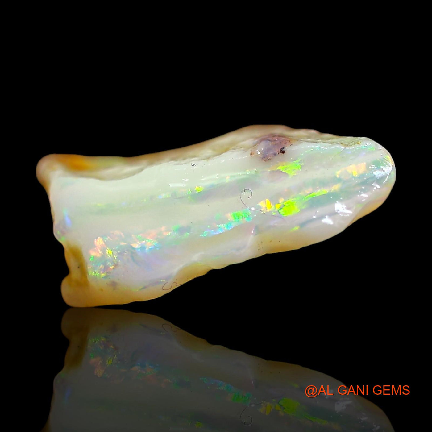 3.00 Cts Natural Australian Fire Opal Loose Gemstone Fancy Rough 17x11x4 mm RD-573