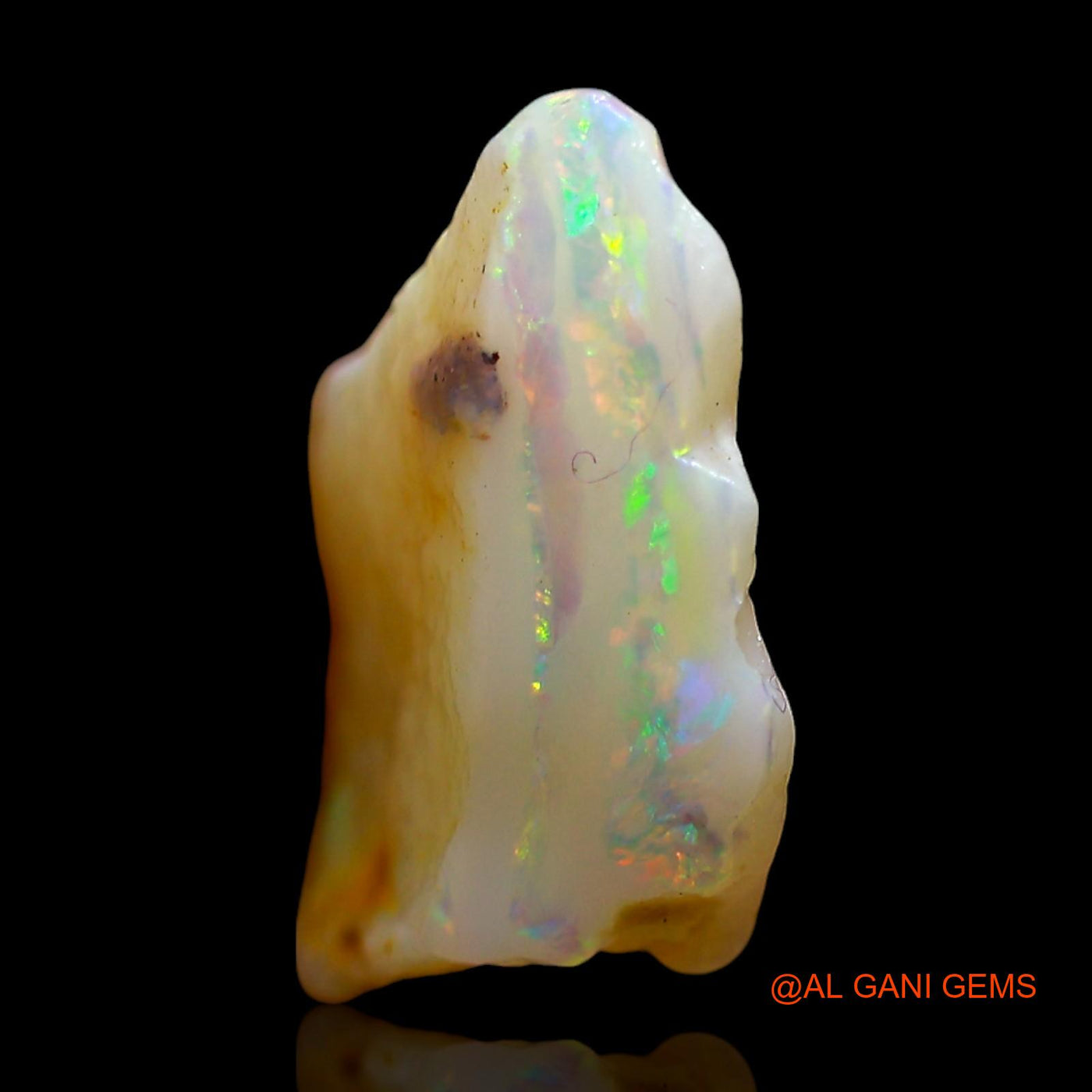 3.00 Cts Natural Australian Fire Opal Loose Gemstone Fancy Rough 17x11x4 mm RD-573