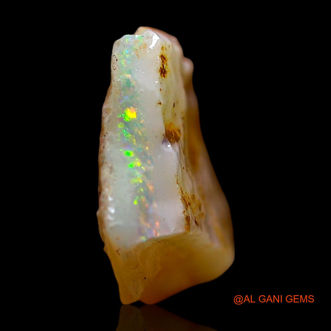 2.00 Cts Natural Australian Fire Opal Loose Gemstone Fancy Rough 15x11x3 mm RD-577