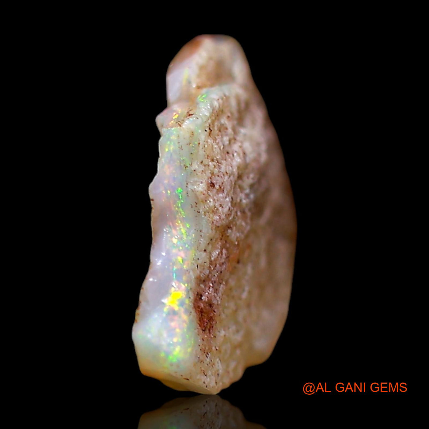 2.00 Cts Natural Australian Fire Opal Loose Gemstone Fancy Rough 15x11x3 mm RD-577