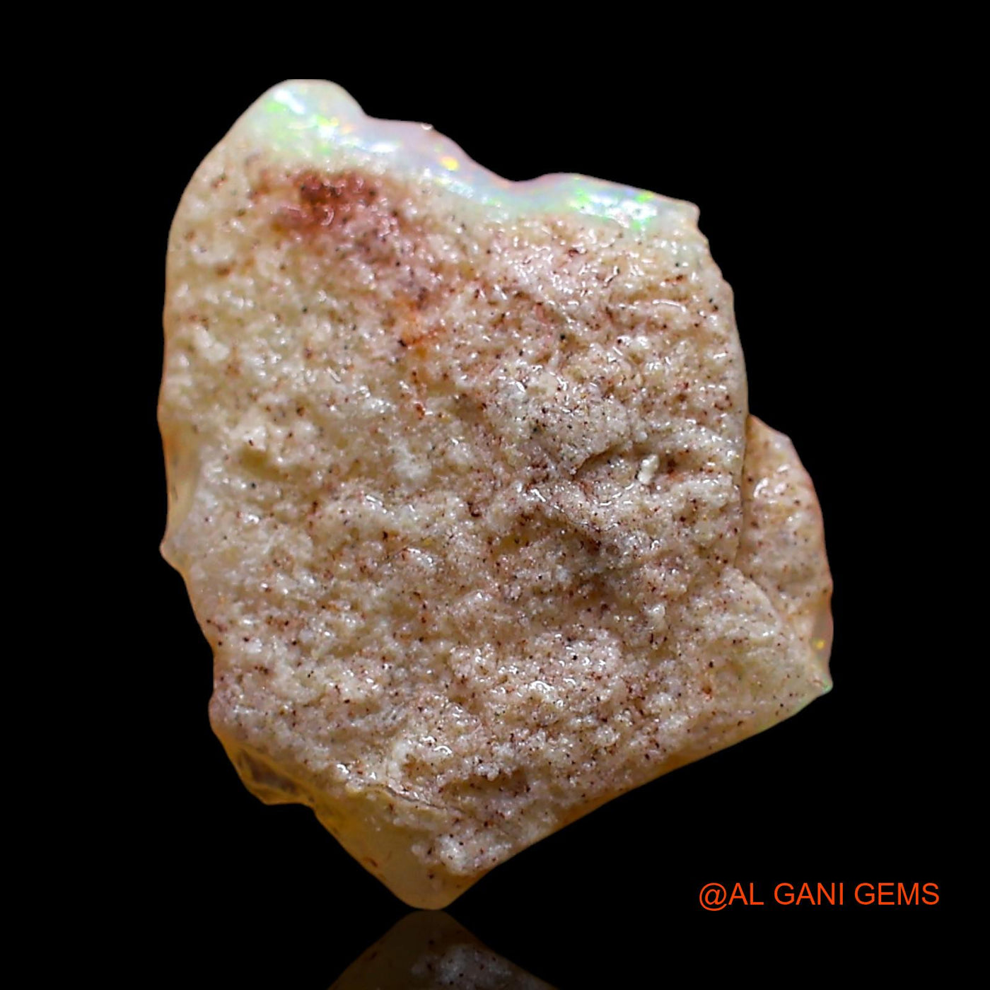 2.00 Cts Natural Australian Fire Opal Loose Gemstone Fancy Rough 15x11x3 mm RD-577