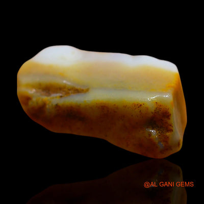 4.00 Cts Natural Australian Fire Opal Loose Gemstone Fancy Rough 15x8x5 mm RD-578