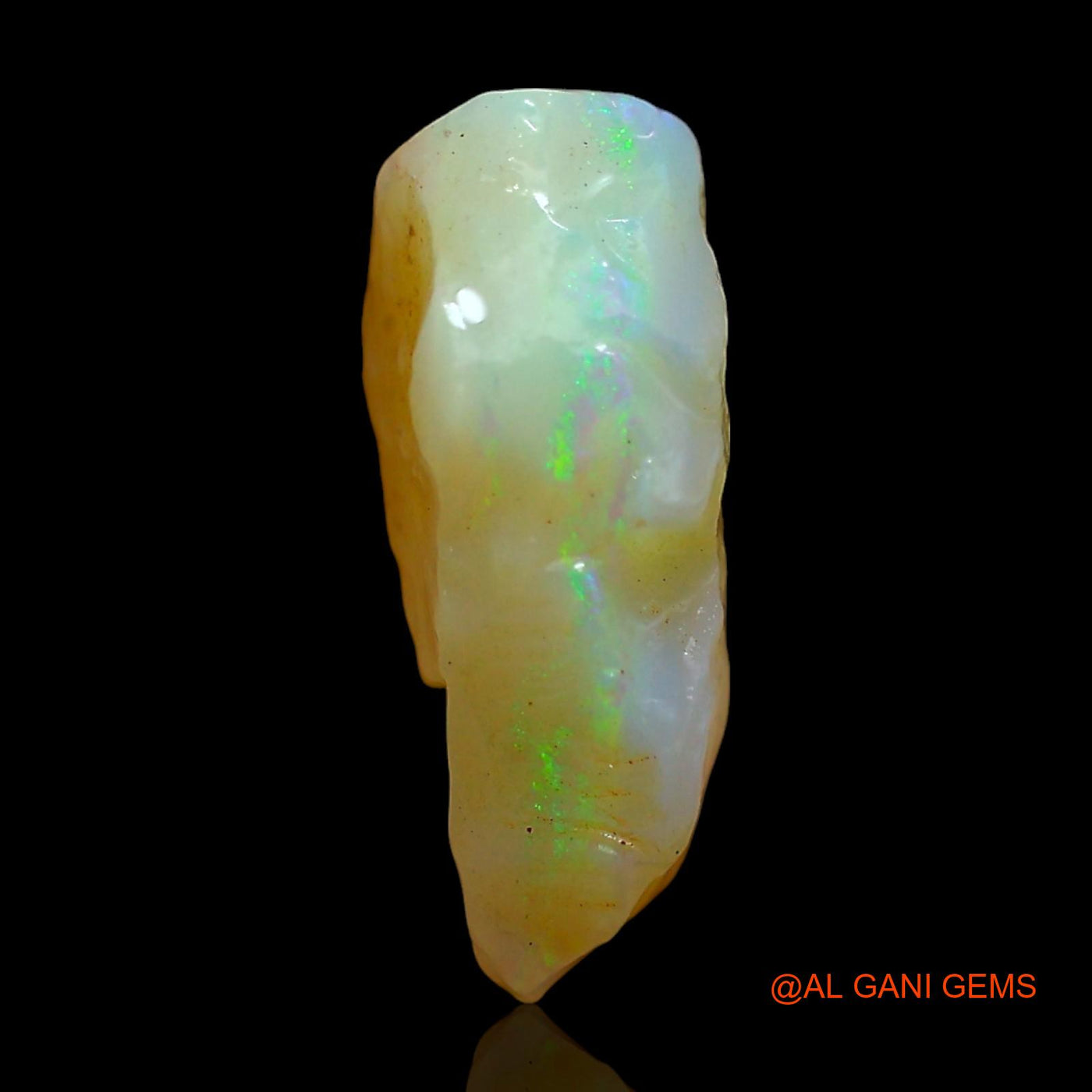 4.00 Cts Unheated Australian Fire Opal Loose Gemstone Fancy Rough Natural 13x11x5 mm RD-579