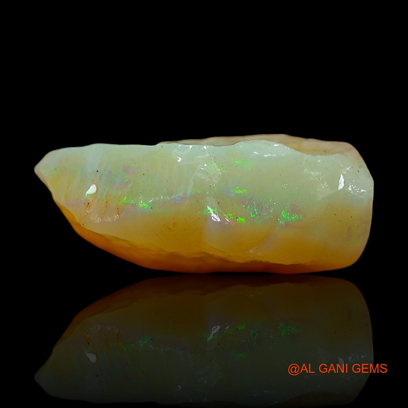 4.00 Cts Unheated Australian Fire Opal Loose Gemstone Fancy Rough Natural 13x11x5 mm RD-579