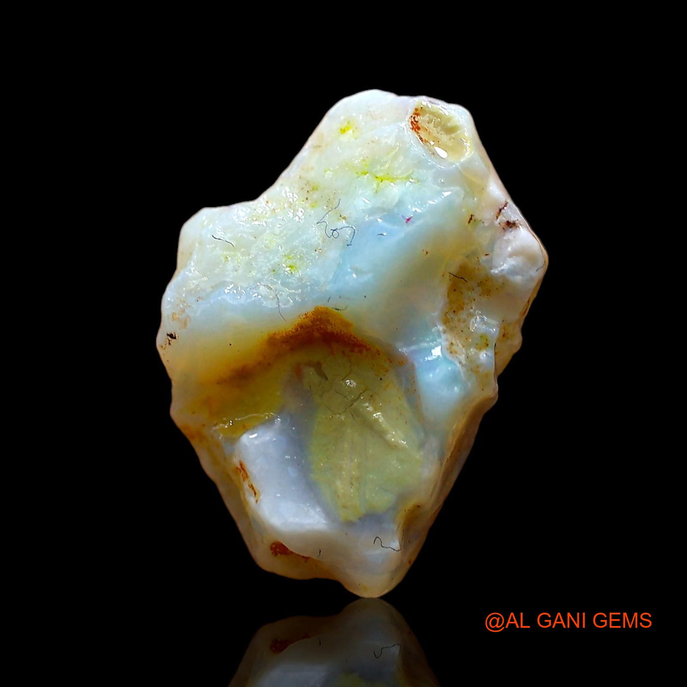 3.00 Cts Natural Australian Fire Opal Loose Gemstone Fancy Rough 15x11x5 mm RD-57