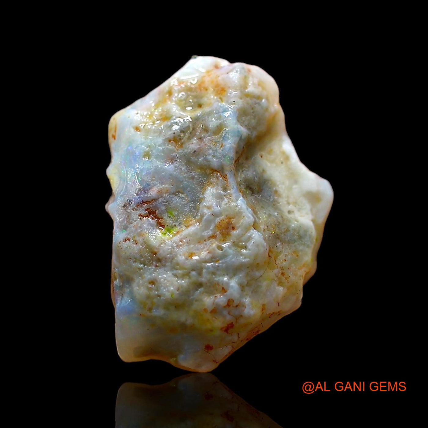 3.00 Cts Natural Australian Fire Opal Loose Gemstone Fancy Rough 15x11x5 mm RD-57
