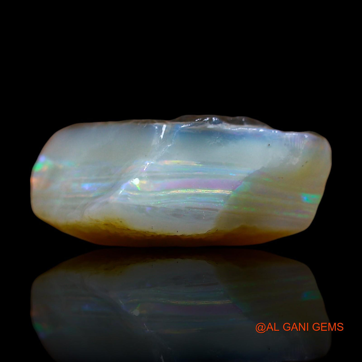 5.00 Cts Natural Australian Fire Opal Loose Gemstone Fancy Rough 13x11x6 mm RD-582
