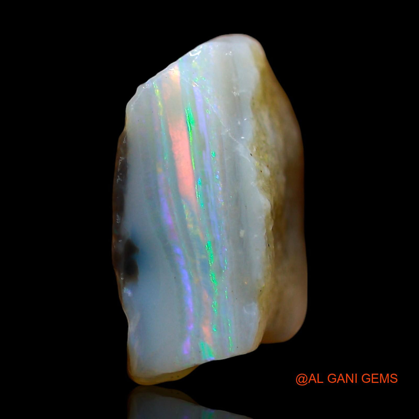 5.00 Cts Natural Australian Fire Opal Loose Gemstone Fancy Rough 13x11x6 mm RD-582