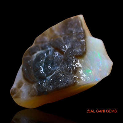 5.00 Cts Natural Australian Fire Opal Loose Gemstone Fancy Rough 13x11x6 mm RD-582