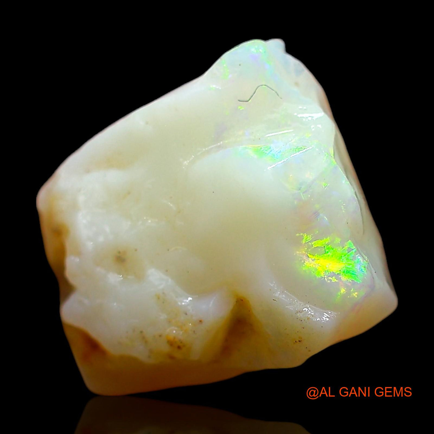 5.00 Cts Natural Australian Fire Opal Loose Gemstone Fancy Rough 12x10x7 mm RD-583