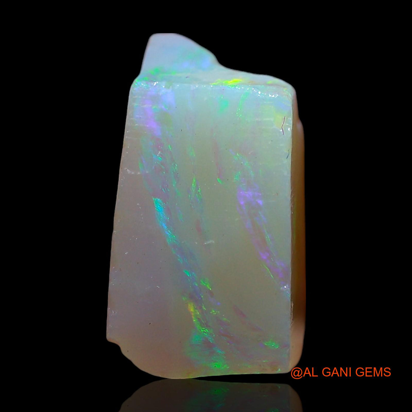 Natural Untreated Fire Opal Loose Gemstone Fancy Rough From Australia 5.00 Cts 13x8x6 mm RD-584
